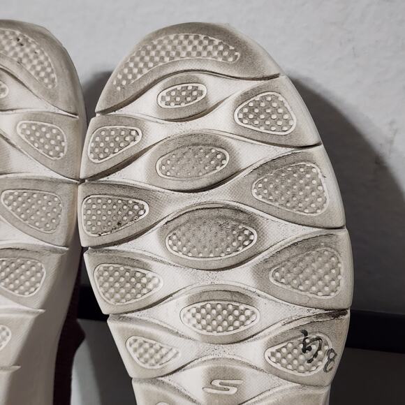 Skechers Go Walk Flex Vella Women's Casual Comfort Shoes Size 10 Burgundy - Picture 7 of 9